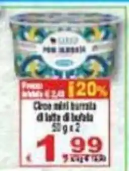 CTS Supermercati Crema di latte di bufala offerta