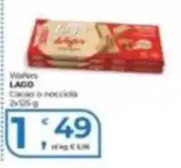 Alter Discount Wafers LAGO Cacao o nocciola offerta