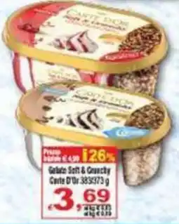 CTS Supermercati Gelato Soft & Crunchy Carte D'Or offerta