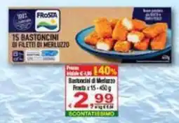 CTS Supermercati Frosta Bastoncini di Merluzzo offerta