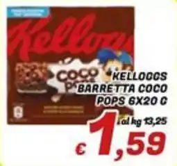 Idromarket Kellogg's barretta coco pops offerta