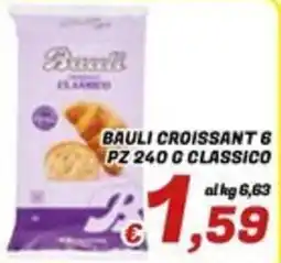 Idromarket Bauli croissant 6 pz 240 g classico offerta