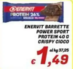 Idromarket Enervit barrette power sport crispy cioco offerta