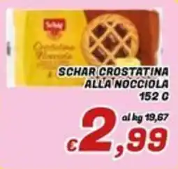 Idromarket Schar crostatina alla nocciola offerta