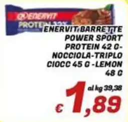Idromarket Enervit barrette power sport offerta