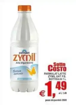 Pewex Parmalat latte Zymil UHT P.S. offerta