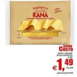 Pewex Rana lasagne sfogliagrezza offerta