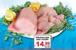 CTS Supermercati Filetto di pesce spada offerta