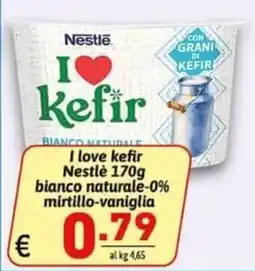 Ipercarni I love kefir Nestlé offerta