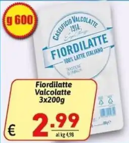 Ipercarni Fiordilatte Valcolatte offerta