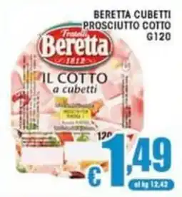 Sacoph Beretta prosciutto cotto a cubetti offerta