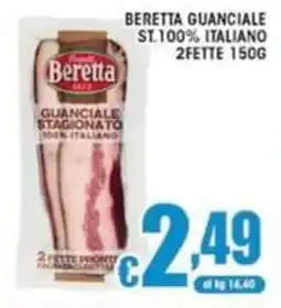 Sacoph Beretta guanciale stagionato offerta