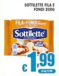 Sacoph Sottilette fila e fondi offerta