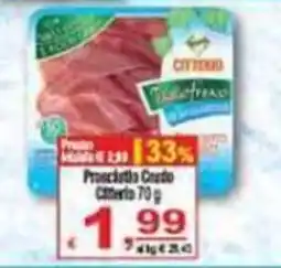 CTS Supermercati Prosciutto Crudo Citterio offerta