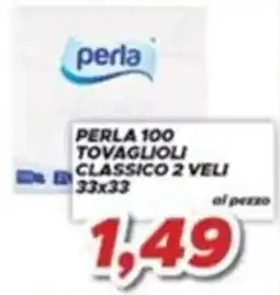 MA Supermercati Perla tovaglioli classico 2 veli offerta