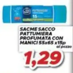MA Supermercati Sacme sacco pattumiera profumata con manici offerta