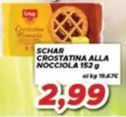 MA Supermercati Schar crostatina alla nocciola offerta