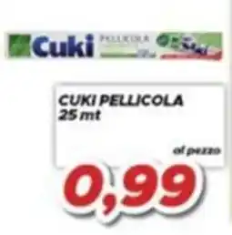 MA Supermercati Cuki pellicola offerta
