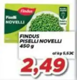 MA Supermercati Findus piselli novelli offerta