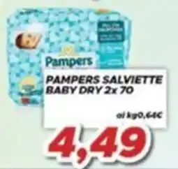 MA Supermercati Pampers salviette baby dry offerta