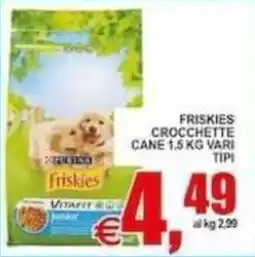 Pewex Friskies crocchette cane vari tipi offerta