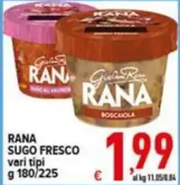 Iper Triscount Rana sugo fresco offerta