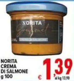 Iper Triscount Norita crema di salmone offerta