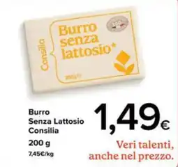 Iper Triscount Burro senza lattosio Consilia offerta