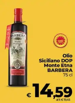Ipercoop Radenza Olio Siciliano DOP Monte Etna BARBERA offerta