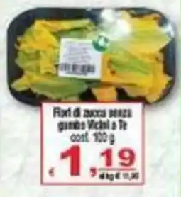 CTS Supermercati Fiori di zucca senza gombo Vichy a Te offerta