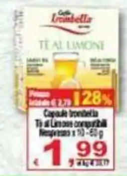 CTS Supermercati Cupula Irenbetta Te al Limone compatibili offerta
