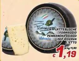 Idromarket Formaggio Pennanera Asiago DOP Riserva offerta