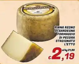 Idromarket Pinna Regno di Sardegna Formaggio di pecora stagionato l'etto offerta