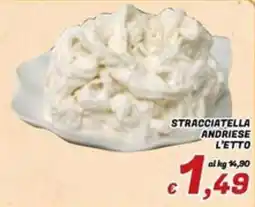 Idromarket Stracciatella andriese l'etto offerta