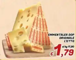 Idromarket Emmentaler Dop originale offerta
