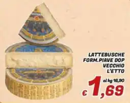 Idromarket Lattebusche Form.Piave Dop Vecchio L'Etto offerta