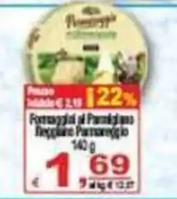 CTS Supermercati Formaggi di Pannigiano Reggiano Parmeggio offerta