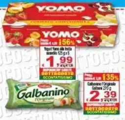 CTS Supermercati Yomo yogurt alla frutta offerta