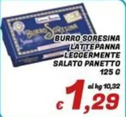 Idromarket Burro Sorensina Lattepanna Leggermente Salato Panetto offerta