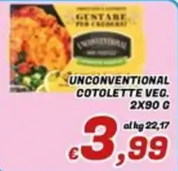 Idromarket Unconventional cotolette veg. L'Unconventional offerta