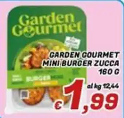 Idromarket Garden Gourmet mini burger zucca offerta