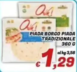 Idromarket Piada Borgo Piada Tradizionale offerta