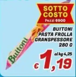 Idromarket Buitoni pasta frolla granspesore offerta