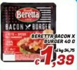 Idromarket Beretta bacon x burger offerta