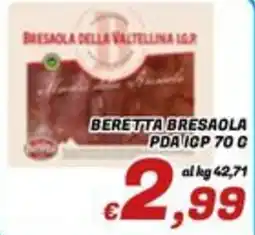 Idromarket Beretta bresaola offerta