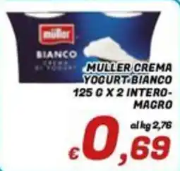 Idromarket Muller crema yogurt bianco offerta
