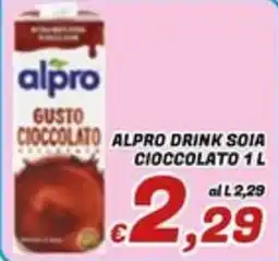 Idromarket Alpro drink soia cioccolato offerta