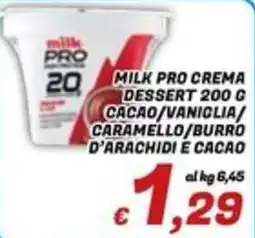 Idromarket Milk Pro Crema Dessert offerta