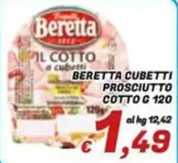 Idromarket Beretta cubetti prosciutto cotto offerta