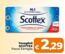 Ipercoop Radenza Tovaglioli Scottex offerta